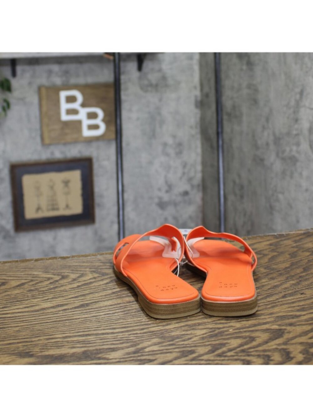 A New Day Nina H-Band Slide Sandals 92244961 Orange 6M - Picture 4 of 10
